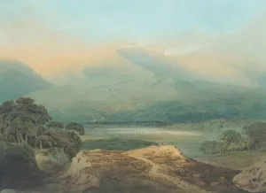 From Capel Curig Looking Toward Gwynant Oil painting by John Varley