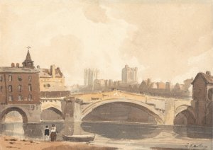 View of York by John Varley Oil Painting