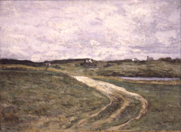 Plymouth Hills  by John W. Beatty - Hand-Painted Oil Painting Reproduction