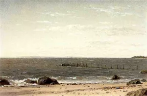 New England Beach Scene painting by John W Casilear