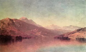 Rocky Mountain Landscape painting by John W Casilear
