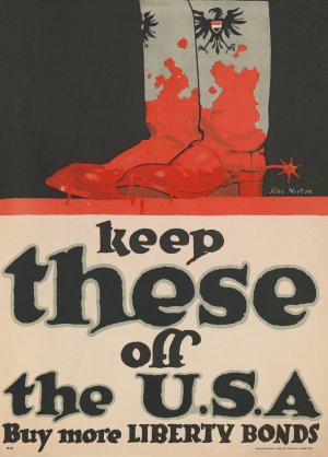 Keep these off the U.S.A. - Buy more Liberty Bonds by John Warner Norton Oil Painting