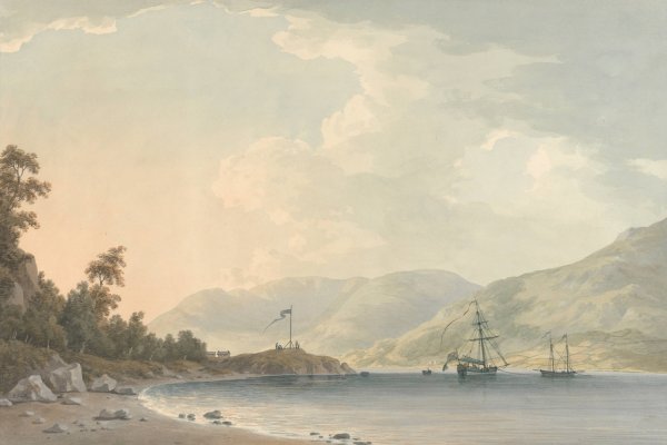 Main Product Photo of Approach to Belle Grange Park  Painting by John Warwick Smith