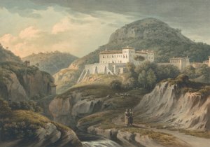 Convent at Vietri, near Salerno by John Warwick Smith Oil Painting