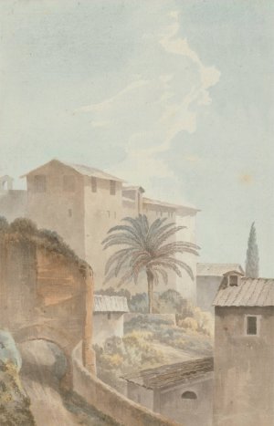 On Mt. Palatine by John Warwick Smith Oil Painting