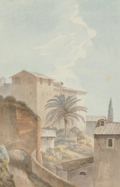 Main Product Photo of On Mt. Palatine  Painting by John Warwick Smith