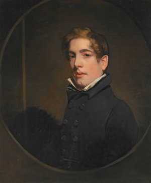 Portrait Of A Gentleman, Thought To Be Charles Lamb by John Watson Gordon Oil Painting
