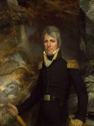 General Andrew Jackson by John Wesley Jarvis Oil Painting