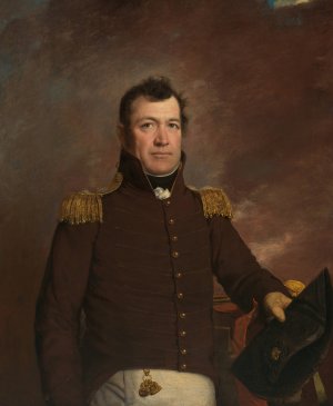 Jacob Jennings Brown by John Wesley Jarvis Oil Painting