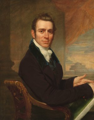 Joseph Delaplaine by John Wesley Jarvis Oil Painting