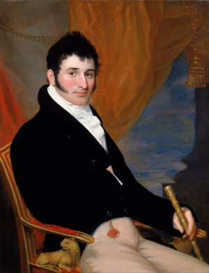 Portrait of Solomon Isaacs by John Wesley Jarvis Oil Painting