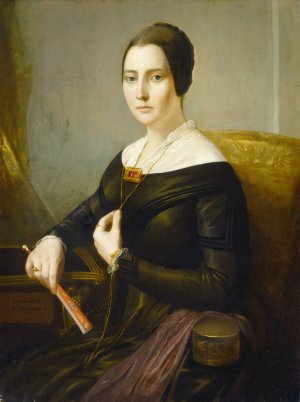 Elizabeth Oakes Prince Smith by John Wesley Paradise Oil Painting