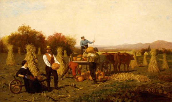 October  by John Whetten Ehninger - Hand-Painted Oil Painting Reproduction