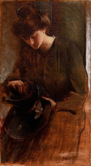 A Toiler by John White Alexander Oil Painting
