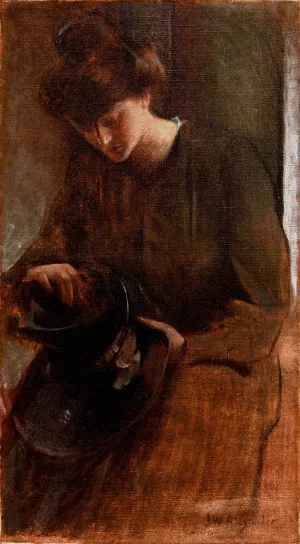 A Toiler by John White Alexander Oil Painting
