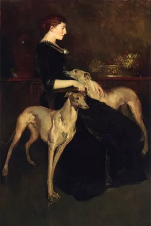 Anna Palmer Draper by John White Alexander - Oil Painting Reproduction