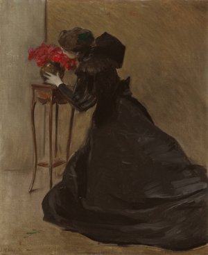 Bronze Bowl by John White Alexander Oil Painting