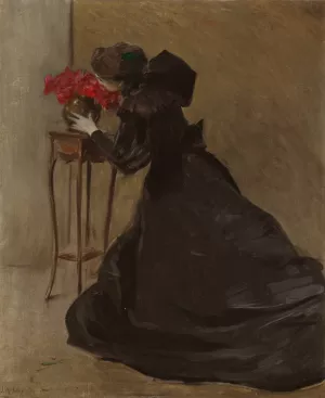 Bronze Bowl by John White Alexander Oil Painting