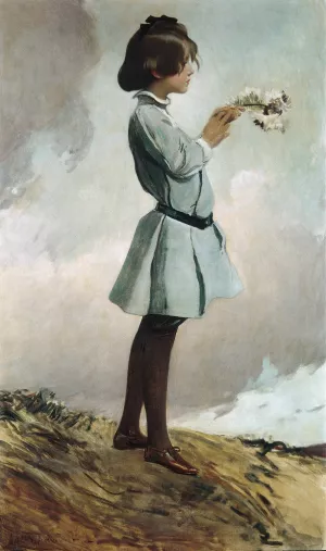 Geraldine Russell by John White Alexander Oil Painting