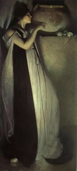 Isabella and the Pot of Basil Oil painting by John White Alexander