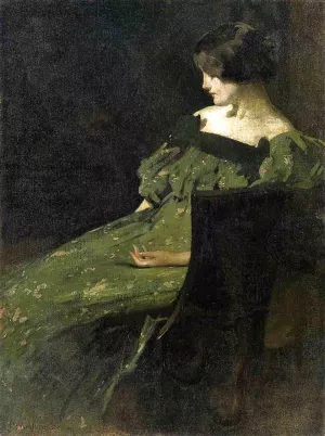 Juliette also known as The Green Girl by John White Alexander - Oil Painting Reproduction