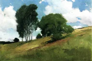 Landscape Painted at Cornish, New Hampshire by John White Alexander - Oil Painting Reproduction