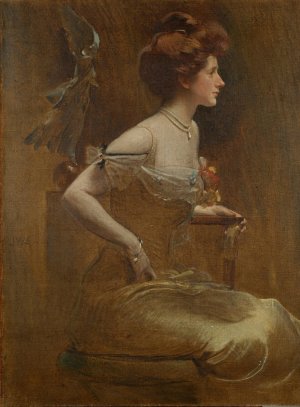 Mrs. Thomas Hastings by John White Alexander Oil Painting