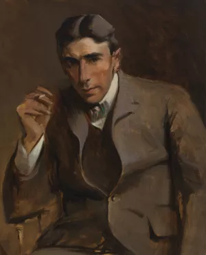 Newton Booth Tarkington by John White Alexander Oil Painting