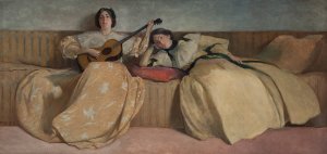 Panel for Music Room by John White Alexander Oil Painting