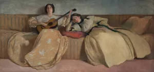 Panel for Music Room by John White Alexander Oil Painting