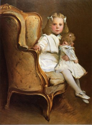 Portrait of a Young Girl with Her Doll