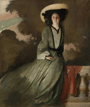 Portrait of Mrs. John White Alexander by John White Alexander Oil Painting