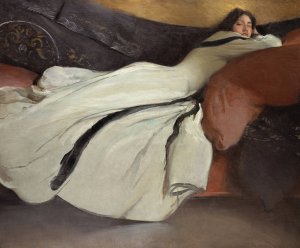 Repose by John White Alexander Oil Painting