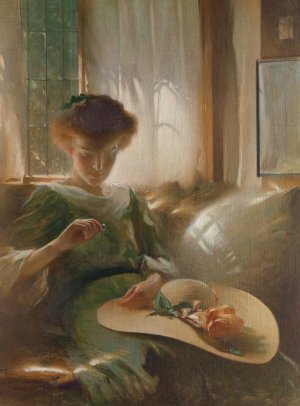 The Ring by John White Alexander Oil Painting