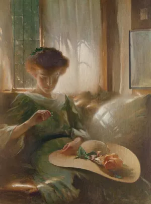 The Ring by John White Alexander Oil Painting