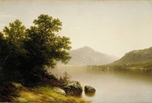 Lake George by John William Casilear Oil Painting