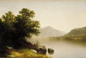 Lake George by John William Casilear Oil Painting