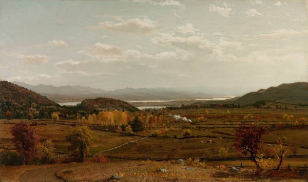 Landscape  by John William Casilear - Hand-Painted Oil Painting Reproduction