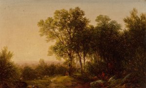 Solitude by John William Casilear Oil Painting