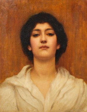 A beauty Oil painting by John William Godward
