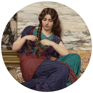 A Congenial Task by John William Godward Oil Painting