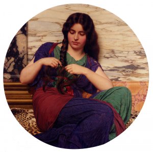 A Congenial Task Oil painting by John William Godward