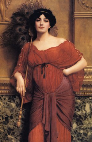 A Roman Matron Oil painting by John William Godward