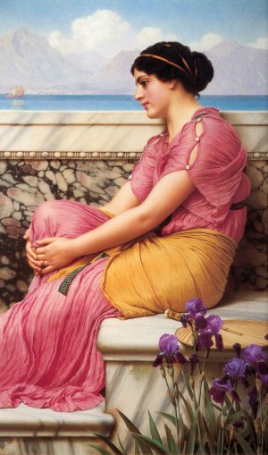 Absence makes the heart grow fonder by John William Godward Oil Painting