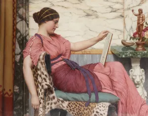 An Amateur by John William Godward Oil Painting