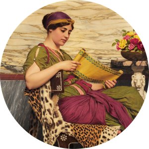 An Edition de Luxe by John William Godward Oil Painting