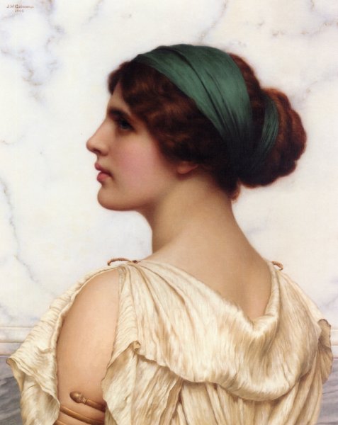 Atalanta by John William Godward - Hand-Painted Oil Painting Reproduction