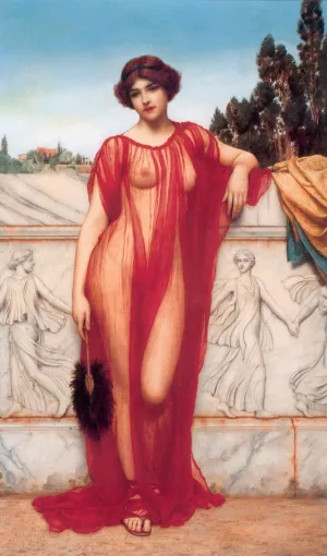 Athenais painting by John William Godward