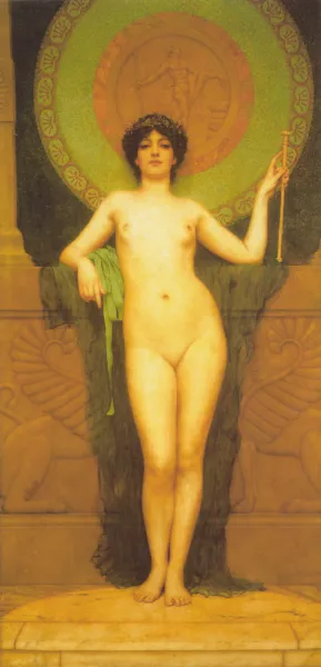 Campaspe painting by John William Godward