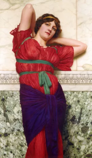 Contemplation by John William Godward Oil Painting